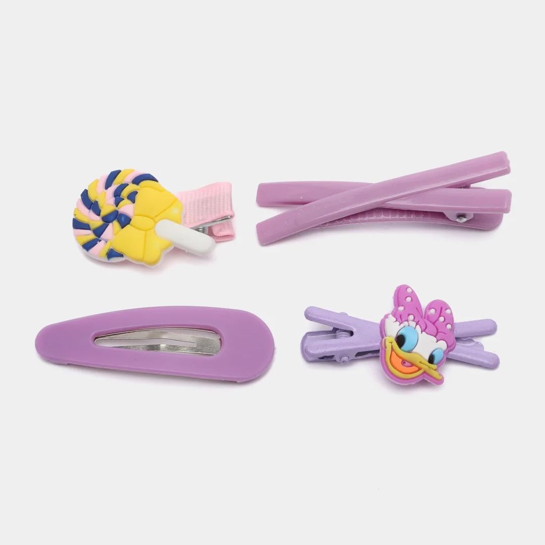 ChicTresses Cute Purplle Cartoon Hair Clips Set for Girls | Rainbow & Fruit Design Hair Accessories (Pack of 14)